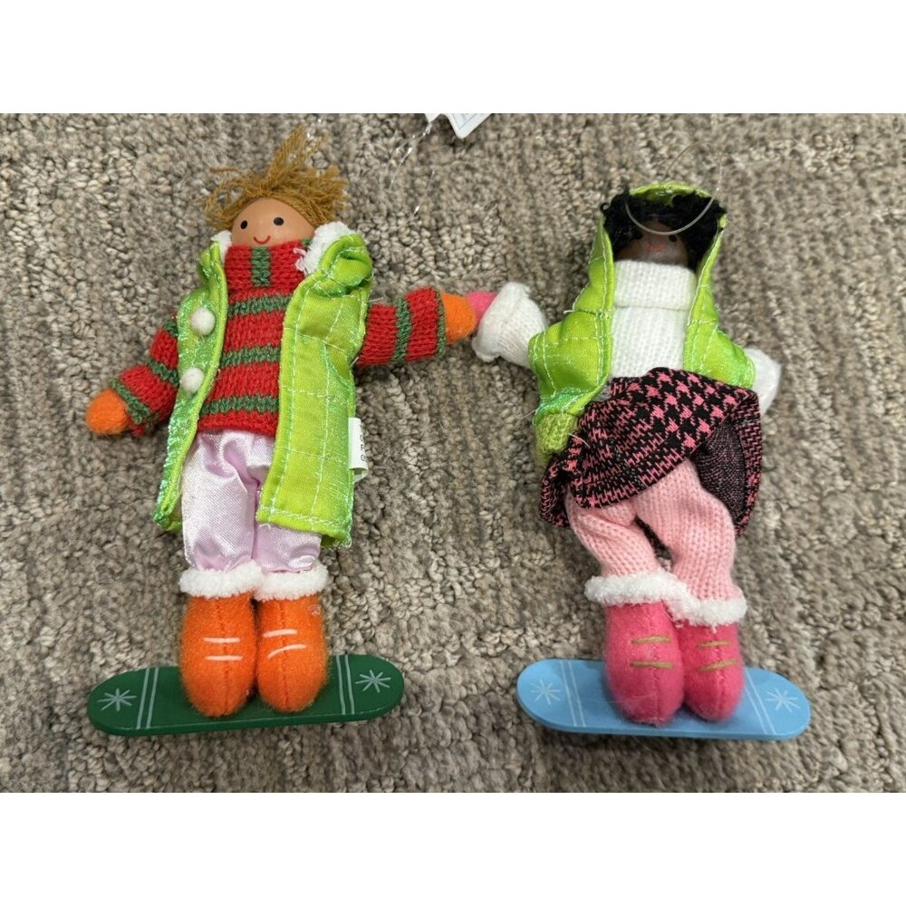 WONDERSHOP TARGET 2023 FELT XMAS ORNAMENTS LOT 66 PIRATE LLAMA GNOME SHOE BIRD - Picture 4 of 9
